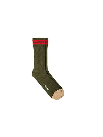 ECOALF | Socken MOUNTAIN  dark red | olive